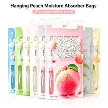 1pc Hanging Moisture Absorber Bag, Disposable Dehumidifier Pouch, Suitable For Closet, Wardrobe, Bathroom, Basement And Storage Space - Multicolor - View 1