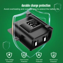 600mAh Rechargeable Battery For Xb Ox, LED Status Light, Fast Charge, Replacement Pack, For Frequent Players - Black-one - View 5
