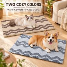 2026 New Self-Heating Pet Mat, Thickened Lamb Fleece, Soft & Warm, Suitable For Small, Medium And Large Pets, Dog Bed, Dog Mat, Dog Mattress, Cat Bed, Cat Nest - Grey - View 9