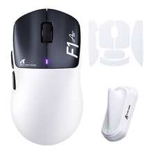 Mouse Gaming Nirkabel Ringan ATTACK SHARK F1 AIR 39g dengan Mouse Tape, 60K DPI, Dual 8K Polling, PAW3955MAX, 20000 FPS, Konektivitas Tri-Mode, Sakelar Optik, Baterai 720 Jam, Web Driver untuk PC Mac - View 3