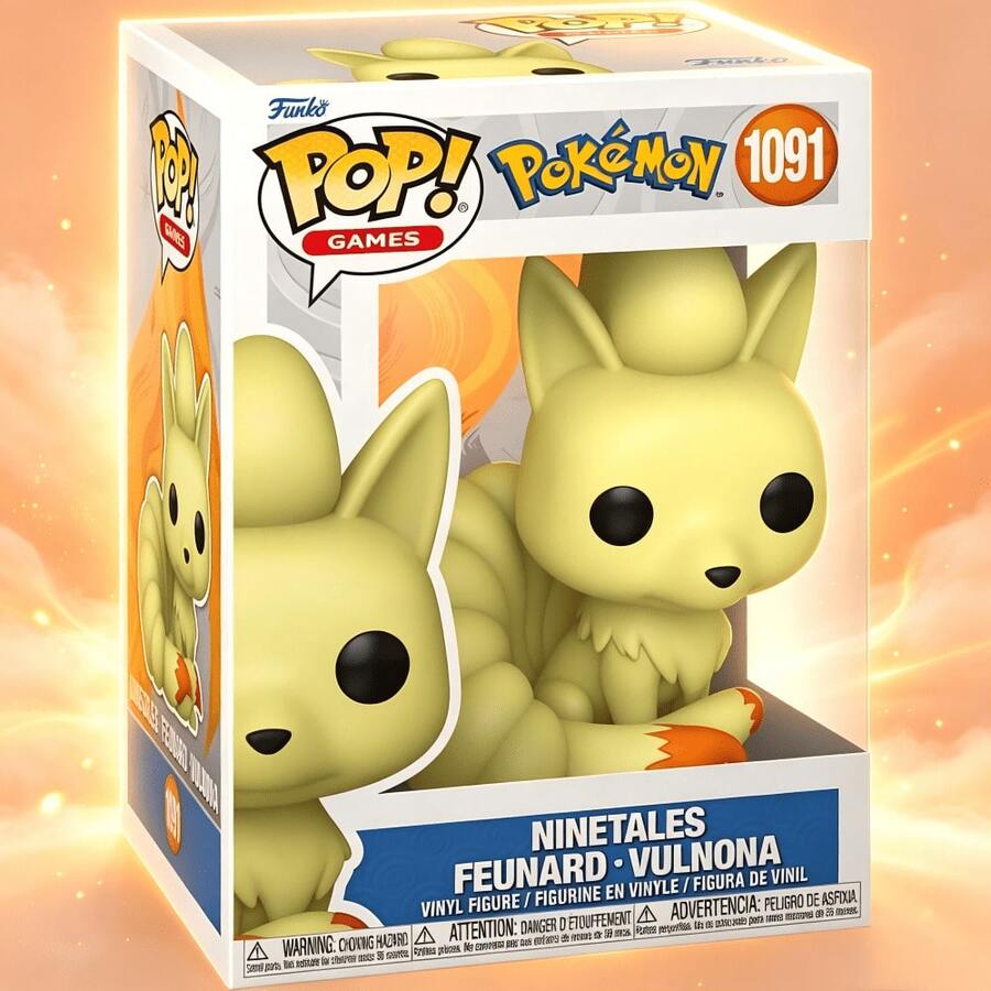 Funko Pop! Statues - Games:  - Ninetails - Ninetales - Collectable Vinyl Figure - Gift Idea - Official Merchandise -Collectible Toys - Bobbleheads - Busts - Games Fans - Model Figure For Collectors And Display - Multicolor - View 1