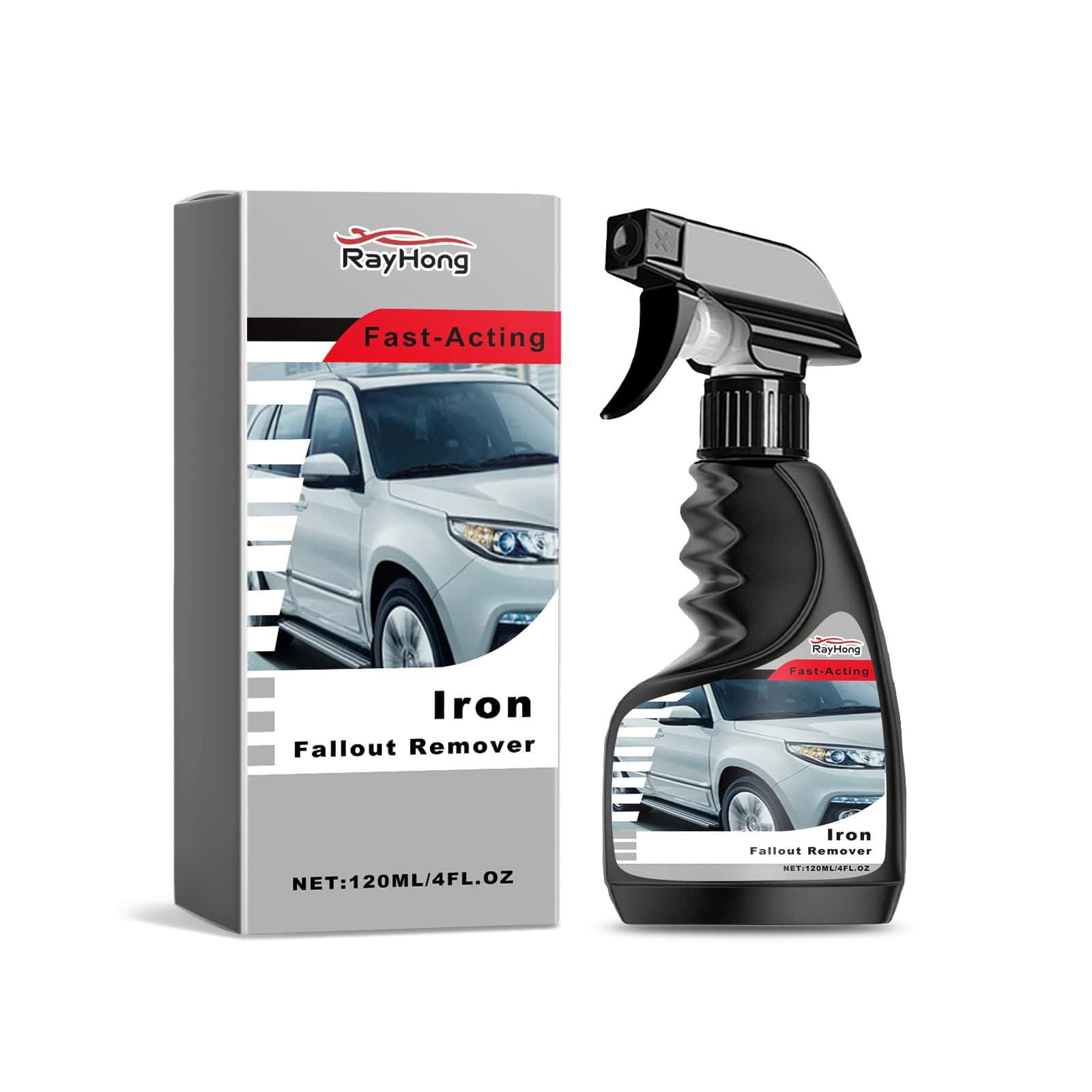 rayhong Spray Eliminador de Óxido - Disuelve el Óxido, Abrillanta, Previene la Oxidación, Protege el Metal, Cuidado del Automóvil, Spray de Limpieza Mejorado - A - Ver 1