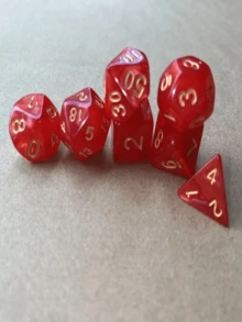7pcs/Set 6-Color Multi-Sided Dice, Suitable For TRPG And Other Tabletop Games, Perfect Game Gift For Easter, Halloween, Christmas Holiday Parties - Multicolor - View 13
