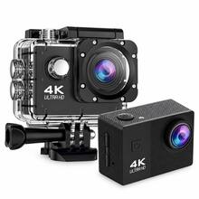 4K Ultra HD Action Camera | Wide Angle Lens, LCD Display, Auto Exposure, Fisheye Lens, Rechargeable Battery, HD High Definition - Ideal For Hiking, Cycling, Outdoor Activities, Gift Giving - Black - View 2