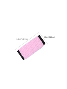 Soft Fluffy Scalloped Plush Car Roof Grab Handle Cover Universal Anti-Slip Comfort Grip Auto Ceiling Handle Protector Sleeve Dustproof Scratch Resistant Multi-Color Optional Car Interior Decoration Accessories - Fan-shaped Fish Scale - View 12
