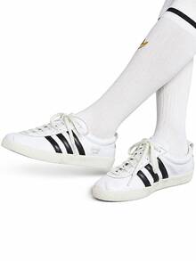 Adidas Clover Women's Shoes Color Block Flip-Up Sneakers With Suede Retro Sneakers - White/Black - View 1