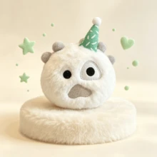 line friends Cute Idol JAMES KEONHO Little Monster Plush Doll With Hat, Soft Filled Accessory, Fan Collection Gift, Birthday Gift, Couple Gift, Party Gift, Small Gift - Multicolor - View 5