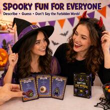 Don't Say The Words! Halloween Word Guessing Card Game, Fun Fast-Paced Party Game, Wonderful Gift For Christmas, Game Party, Spooky Interactive Entertainment For Adult Friends Gathering & Holiday Night Activities - Multicolor - View 6