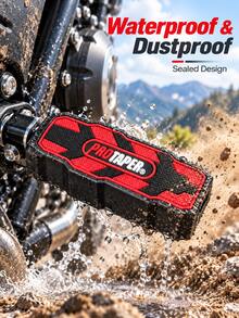 Pelindung Pijakan Kaki Motor Universal, Penutup Pijakan Kaki Depan Karet Anti Selip, Bantalan Pegangan Pedal Kaki Lebar, Cocok Untuk Motor Off-Road, Motor, Sepeda Balap Ketahanan, Sepeda Off-Road, Sepeda Jalanan, Skuter, Penutup Pijakan Kaki Pengganti, Aksesori Berkendara Untuk Sebagian Besar Motor - A - View 6