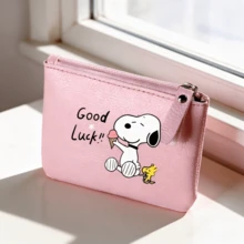 1 buah Dompet Koin Kulit PU Kartun Snoopy, Dompet Kartu Mini dengan Resleting, Tas Penyimpanan Kecil Portabel, Dompet Koin Harian untuk Perjalanan, Hadiah Kecil yang Lucu, Suvenir Liburan Ulang Tahun - MultiWarna - View 4