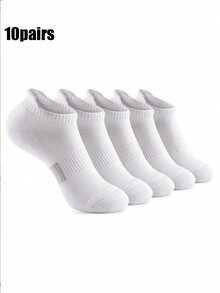 10 Pairs Ankle Socks For Running And Hiking, Compression Support, Breathable Cushioning, Invisible Socks, Unisex (1/3/6/9/10 Pairs) - Multicolor - View 23