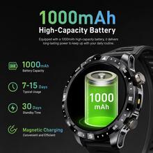 Đồng hồ thông minh SENBONO tích hợp đèn pin LED cho nam, màn hình cảm ứng 1.7 inch, nghe/gọi cuộc gọi, pin 1000mAh, theo dõi nhịp tim/giấc ngủ, theo dõi thể chất, theo dõi hoạt động, nhắc nhở tin nhắn, quà tặng tốt nhất cho nam giới và gia đình - Xem 6