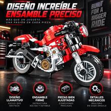 Kids Block Motorcycles - Red - View 4