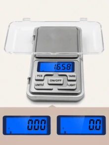 翻蓋式設計，200g/500g 稱重範圍，高精度稱重，多功能電子秤，口袋尺寸數位秤，適用於、珠寶、廚房用品和食品原料的精確稱重，不含電池 - 彩色 - 查看 19