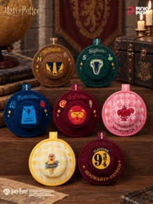 Gantungan Kunci Dompet Koin Liontin Harry Potter Desain Topi Ember Lucu (Acak 1 buah) Hadiah Halloween Natal Ulang Tahun Cocok Untuk Pelajar Perempuan dan Wanita - MultiWarna - View 2