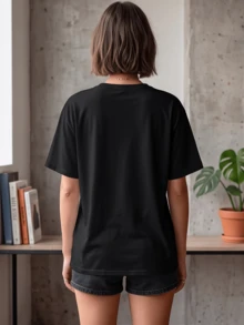 Women T-Shirts - Black - View 5