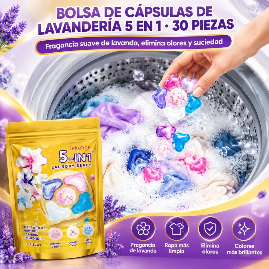 jakehoe 5-In-1 Detergent Pods Bag