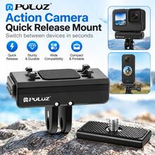 Dudukan Pelepas Cepat Magnetik PULUZ untuk Insta360 Ace / Ace Pro / X4 / X4 Air (Warna: Hitam) - View 1