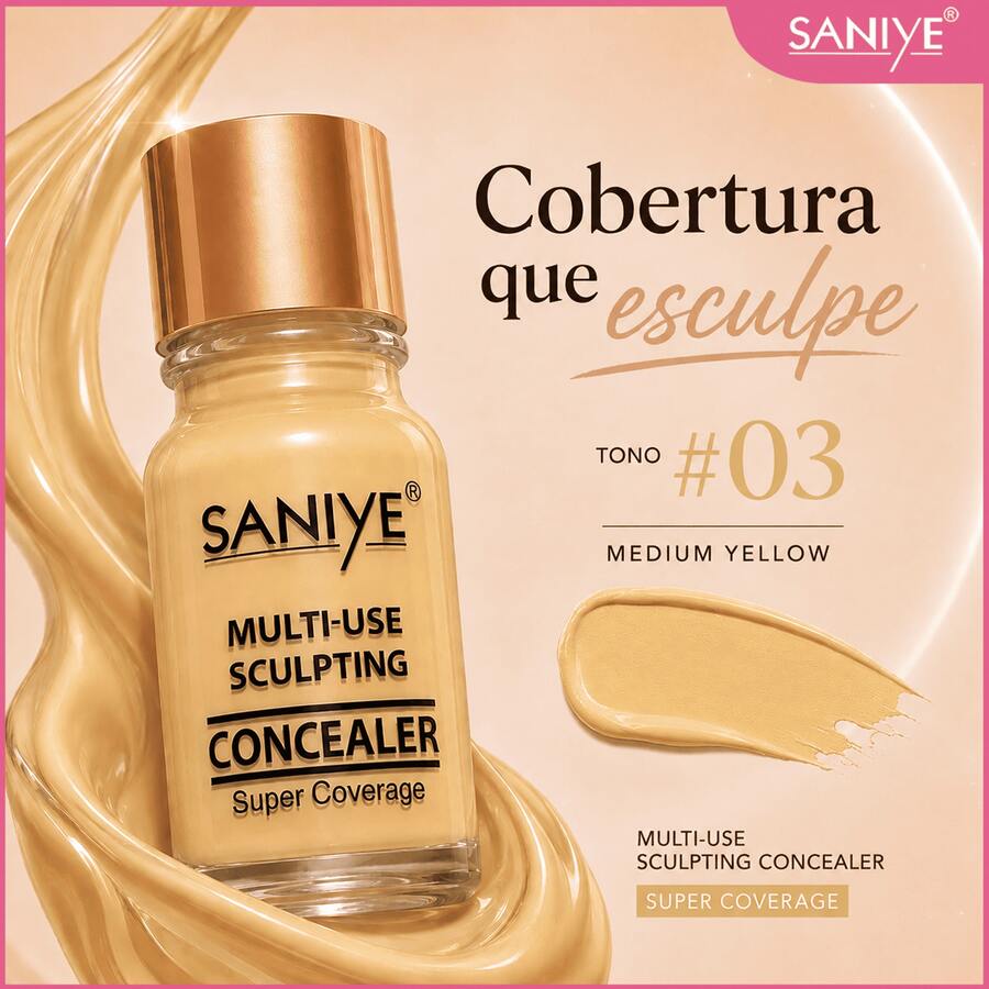 SANIYE R1186 Light Texture Sweatproof Liquid Concealer, Blemish Corrector - 04 - View 1