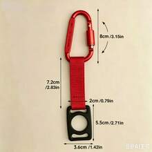 Outdoor Water Bottle Clip Aluminum Alloy Carabiner Hiking Clip Mineral Water Beverage Bottle Hanging Strap Backpack Quick Hook Portable Hanging Rope - Multicolor - View 13