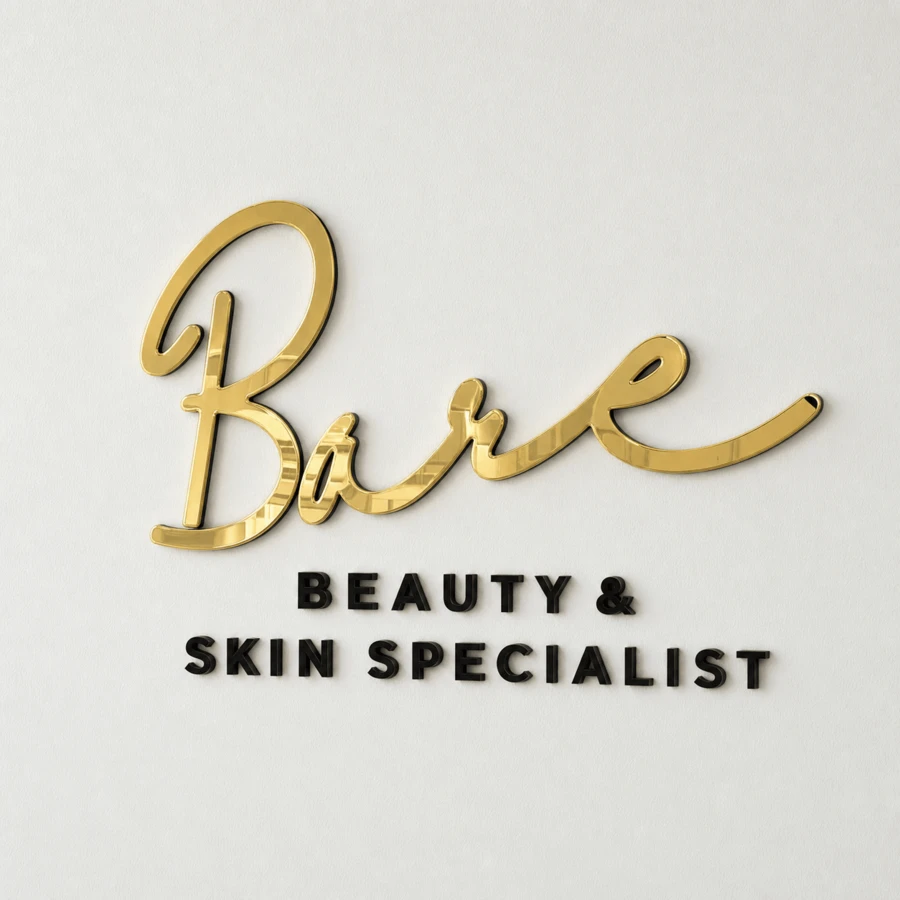 Personalized Custom Acrylic Laser-Cut Salon Signs, Commercial Studio Boutiques, Customizable Logos And Names, Eyelash Beauty Salon Display Decorations, Nail Salon And Clothing Store Signs, Pure Acrylic Studio Signs, Decorative Highlights. - Multicolor - View 1
