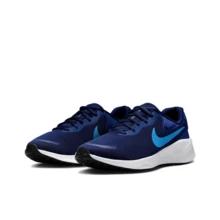 Nike REVOLUTION 7 Men's Low-Top Casual Running Shoes For Urban Commuting, Blue - Blue - View 3