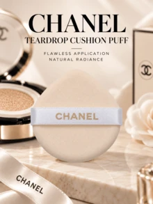 Chanel Teardrop Cushion Puff, 5.2cm, 1PC/3PCS/5PCS, Soft And Skin-Friendly, Suitable For Dry And Wet Use, Ideal For Cushion Foundation Application - Powder Puff - View 6