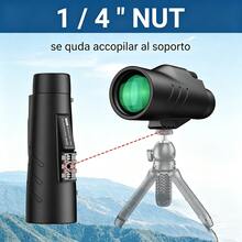APEXEL 10X50mm Monocular Telescope, FMC & BaK4 Prism Telescope With Reticle, HD For Hunting Bird Watching Camping Concerts, Tripod Supported, Anti-Slip, 306Ft/1000Yd Wide FOV - A - View 8