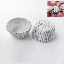 100pcs Random Color & Pattern Cupcake Liners, Oil-Proof Muffin Paper Baking Cups, Disposable Cake Wrappers For Home Baking Party Decor - View 30