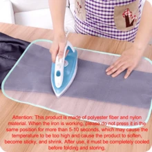 1pc Random Color Heat-Resistant Ironing Protective Mat, Home Ironing Pad, High-Temperature Resistant Ironing Board, Ironing Protector Net, Spring, Minimalist, Summer Tops - Multicolor - View 5