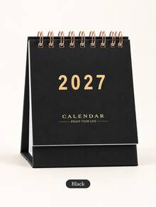 2027 Desk Calendar, Monthly Desktop Planner With Base, Easy Page Flipping, Compact Calendar, Suitable For Scheduling, Note Taking And Important Dates, Cute Office Desk Accessory, Study Stationery, School Supplies, Aesthetic New Year Gift - Multicolor - View 14
