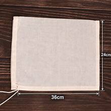 4 Reusable Cheesecloth Filter Bags - 4 Sizes, Kitchen Essential - For Filtering, Cooking, Baking, Yogurt, Juice, Wine Filtration And Cheese Making - Fabric Filter Bags With Drawstring Closure, Kitchen Essential - Multicolor - View 14