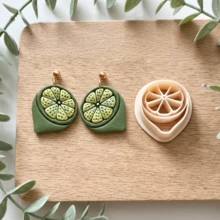 Fresh Fruit Theme Polymer Clay Cutting Molds, Summer Fresh Fruit Shaped Clay Cutters, Grapefruit, Fig, Dragon Fruit, Banana, Lime, Kiwi, Star Fruit Patterns, DIY Handmade Earrings, Pendants, Brooches Making, Compatible With Polymer Clay, Air Dry Clay, Smooth Cut, Handmade Jewelry DIY Craft Accessories - Fruit-themed - View 6