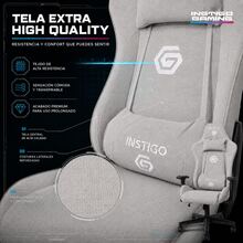 INSTIGO Home Office Chairs - Light Grey - View 3