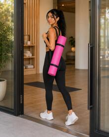 Yoga Mats - Hot Pink - View 4