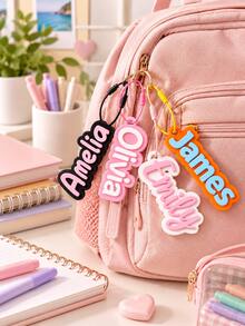 Custom Name Keychain, Personalized 3D Printed Name Tag, Birthday Gift, Teacher's Day Gift, Bag Charm, Back To School, Graduation Gift, Luggage Tag - Multicolor - View 9