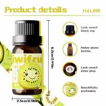 HWLINK 10ml Kiwi Fragrance Oil, Fruit Scent, Holiday Gift, Long-Lasting Fragrance, Car Aromatherapy - فاكهة الكيوي - مشاهدة 4