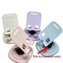 1pc 360° Rotating Folding Phone & Tablet Stand, Adjustable Angle Desktop Phone & Tablet Holder, Portable Folding Phone Stand, Suitable For Home, Office, Bedroom, Desk, Study & Work - One Size - View 13