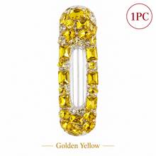 1pc Handmade Rhinestone Hair Clip, Shiny Crystal Hair Clip, Elegant Jewelry Hair Accessory, Suitable For Women, French Style Hair Clip, Suitable For Daily Party Styling, Gift - Multicolor - View 12