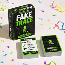 FAKE TRACE Hidden Identity Deduction Party Card Game, 3-8 Player Interactive Guessing Board Game, 15-30 Minute Quick Match, Suitable For Friend Gatherings, Family Entertainment, Party Game Night, Portable Desktop Game Set For Ages 14+ - Multicolor - View 5