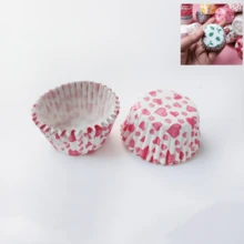 100pcs Random Color & Pattern Cupcake Liners, Oil-Proof Muffin Paper Baking Cups, Disposable Cake Wrappers For Home Baking Party Decor - View 23