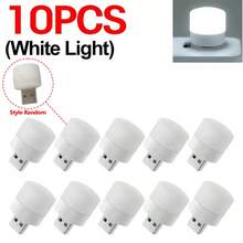 5/10pcs USB Powered Mini Light Bulbs, Portable Lighting, Night Light, Suitable For Outdoor Activities, Children's Room, Bedside, Night Reading, Baby Shower, Home Decor Gifts - White - View 12