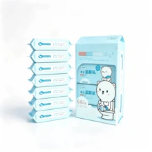1/2/4/8/16 Packs Of Mini Wet Toilet Paper, Washable Soft Wet Toilet Paper, Portable Pocket Size, Suitable For Daily Outdoor And Travel Use - Multicolor - View 3