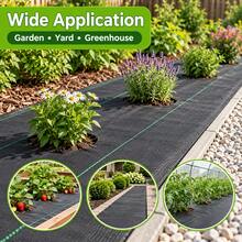Naturepeak Fabric Membrane Garden Ground Cover Mat-Heavy-Duty, Weather-Resistant Gardening Cover Fabric - A - View 6