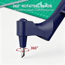 360 Degree Rotatable Art Carving Pen Tool, Stainless Steel Portable Paper Cutter Knife, Precision DIY Craft Cutting Tool For Paper, Vinyl, Sticker - Engraving Pen - View 9