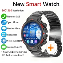 2026 New Smart Watch, Wireless Calling/Dialing, Multiple Sports Modes, Call Reminders And Reject Calls, Message Notifications, Calendar/Stopwatch, Etc., Compatible With IOS/Android. - View 1