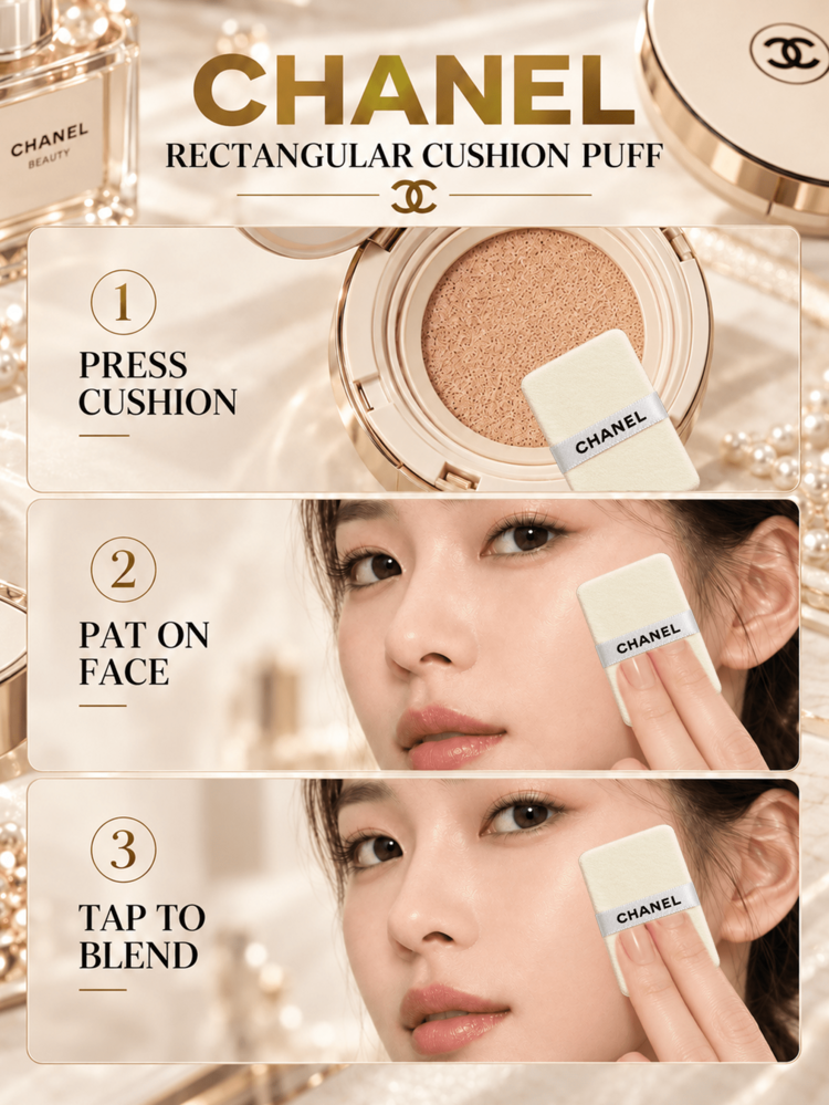 CHANEL 香奈兒長方形氣墊粉撲 - 粉撲 - 查看 8