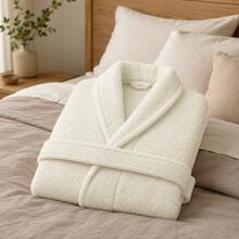 Bathrobe - Bej - Görünüm 16