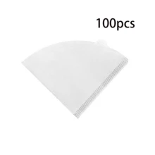 100/200 Coffee Filter Papers, Coffee Filter No.1 Unbleached Conical Filter Paper, Used For Coffee Drip Filters And Cup Refillers (White, 1-2 Cups) - White - View 8
