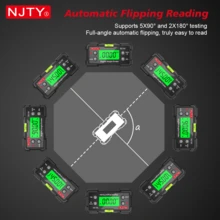 Inclinometer Elektronik Cerdas Presisi Tinggi, Penggaris Level Digital, Penggaris Level Digital, Magnet Kuat Dua Sisi, Alat Pengukur Sudut Kemiringan, Pengukuran Relatif/Absolut, Pembacaan Otomatis, Alat Perbaikan Rumah, Konstruksi, dan Otomotif, Ditenagai 2 Baterai AAA, Produk Tidak Termasuk Baterai. - SZ-08 - View 8